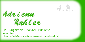 adrienn mahler business card